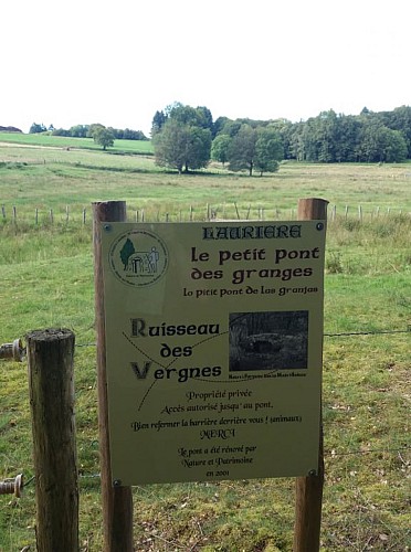 Petit pont des Granges