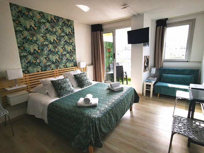 OCEAN 7 Chambre Salon