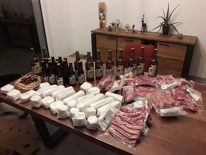 Produits de la ferme de la martinère