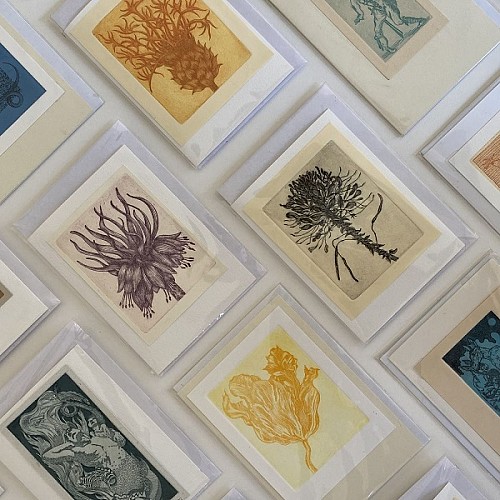 Cartes Eaux Fortes à encadrer