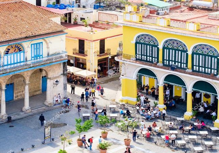 Visite guidée privée de la Havane coloniale en voiture vintage - En français
