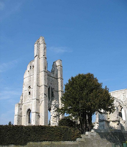 Ruines de l'ancienne église d'Ablain-Saint-Nazaire