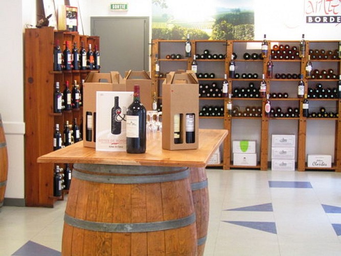 Présentation vins Maison des Vins Ste Foy Côtes de Bordeaux