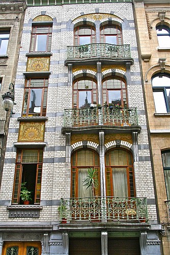 Ensemble de maisons Art Nouveau
