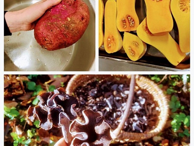 Patate douce, Butternut, Trompettes de la Mort pour une bonne entrée_6