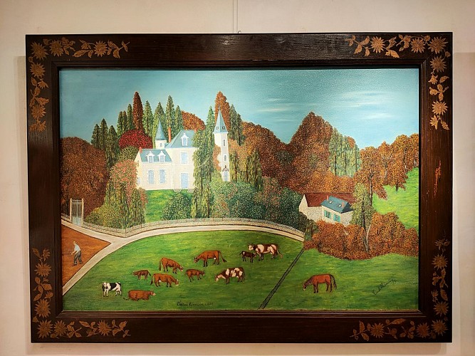 Cécile Sabourdy, "le château de Juvé" (collection particulière)