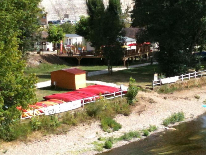 bord de dordogne camping les ombrages