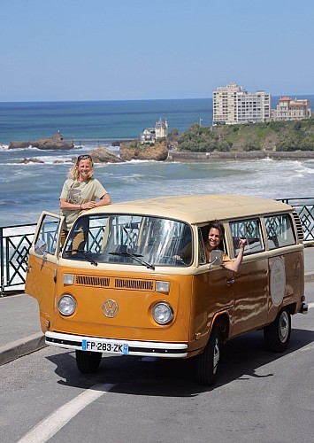 Txiki Combi - Visite du littoral basque en Combi VW 