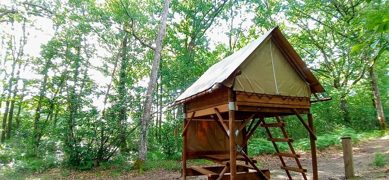 Camping O bois dormant à Lempzours
