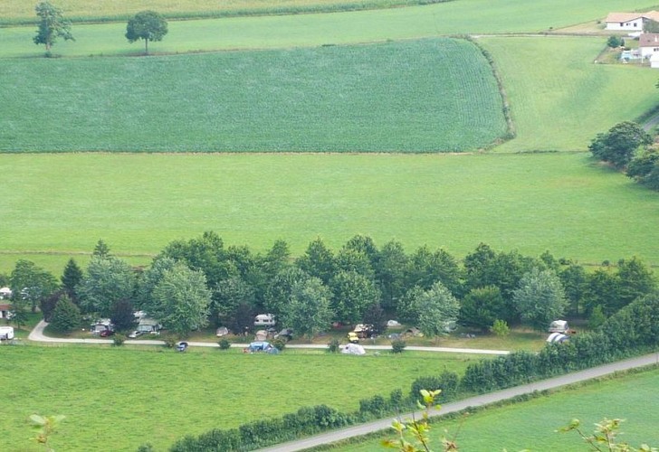 Camping-La-Paix-des-Champs-vue-aerienne-bis-st jean le vieux