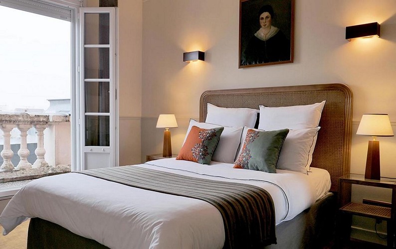 Hôtel Bristol - Pau - chambre double gris