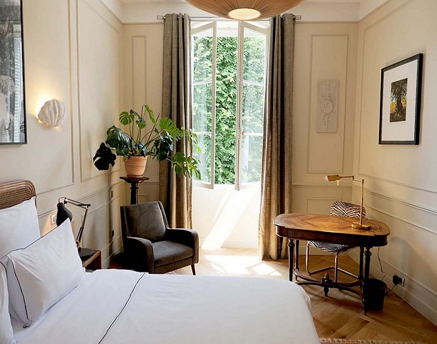 Hôtel Bristol - Pau - chambre double blanche