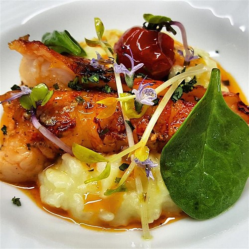 Château de la Fleunie - Plat entrée