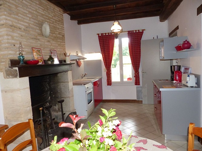 La cuisine-salle à manger