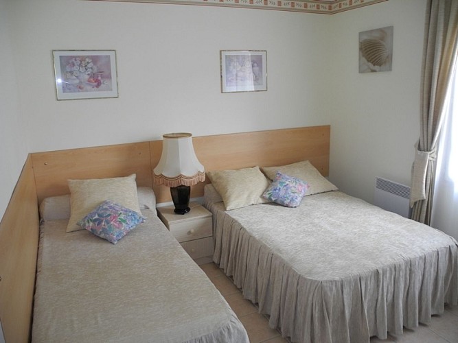 La chambre blanche 2 personnes