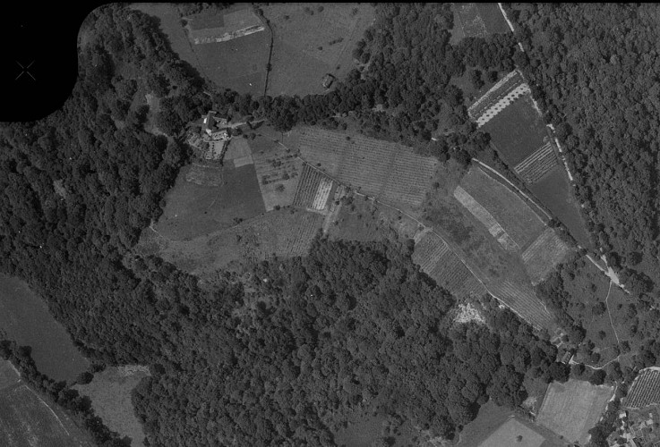 Domaine Vignau La Juscle - Aubertin - vue du ciel