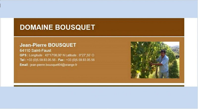 bousquet - présentation