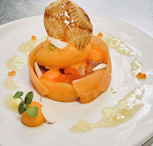 Truite de Banka et Melon de Lectoure