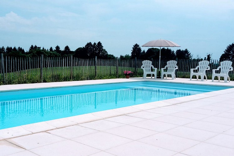 Gite La Fleur piscine