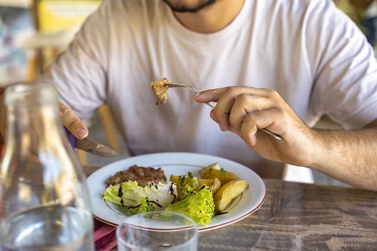 Restaurant du Melly Golf - plat