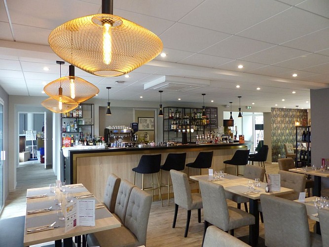 Morlaàs hotel restaurant l'Amandier Logis de France restaurant aout 2021 crédit tourisme nord bearn madiran (8)