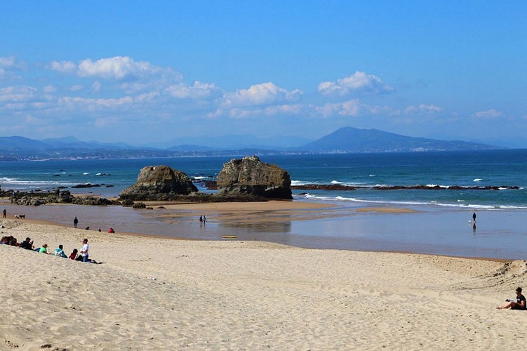 Milady Beach Biarritz vue océan 2