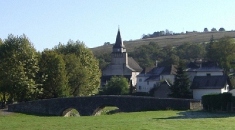Eglise et pount d'Ordiarp