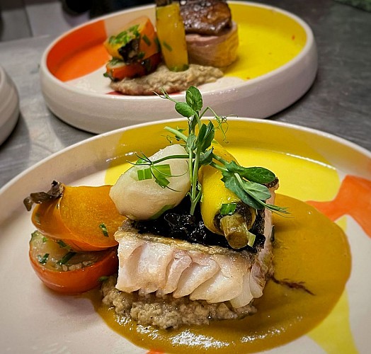 Restaurant Les Pipelettes - Pau - poisson et légumes