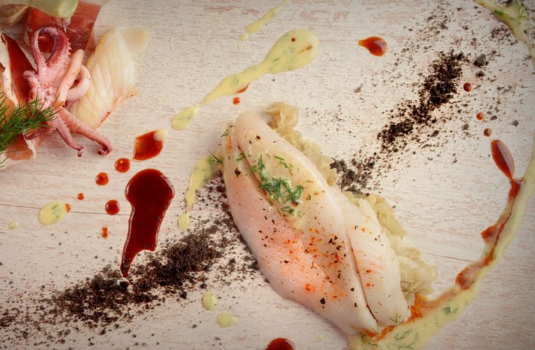 Restaurant Arraditz - Lescar - assiette de poisson