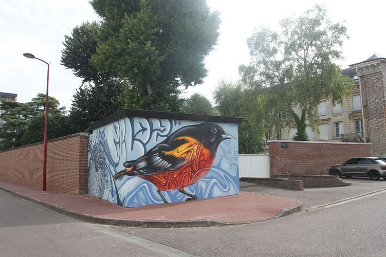Street Art - L'oiseau - Ecloz