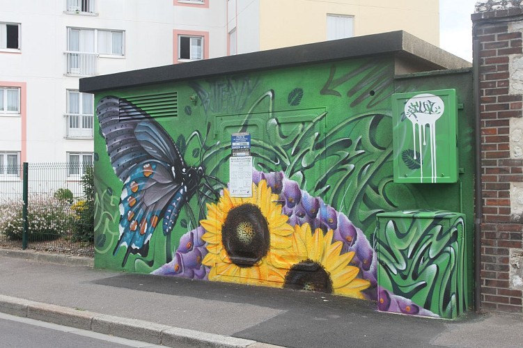 Street Art - Papillon - Ecloz