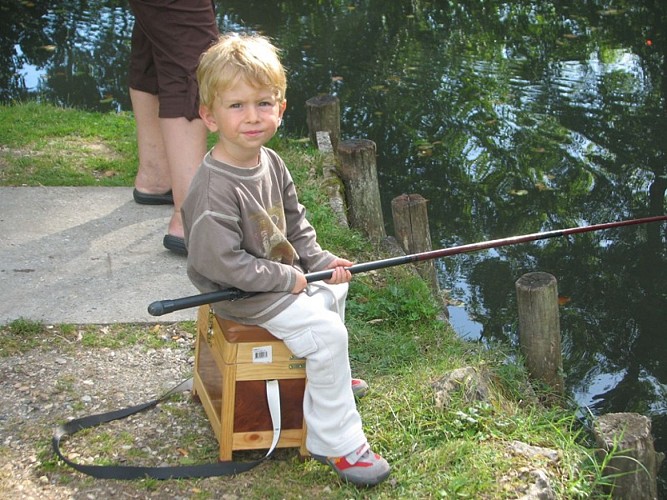 Pêche en étang moulin de Boissonnie