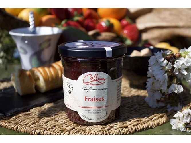Collines -confiture-terroir-fraise-@Collines