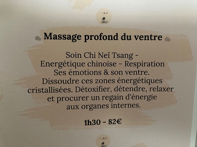 Douceur et soi Massage ventre 2700