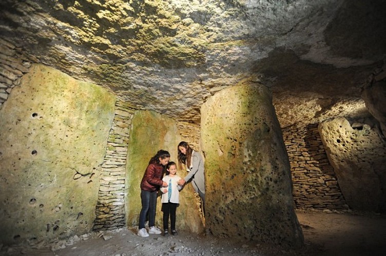 6. L'intérieur d'un tumulus