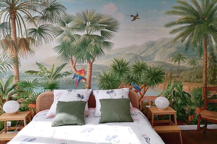 Le Grand Houx - Chambre suite tropicale1
