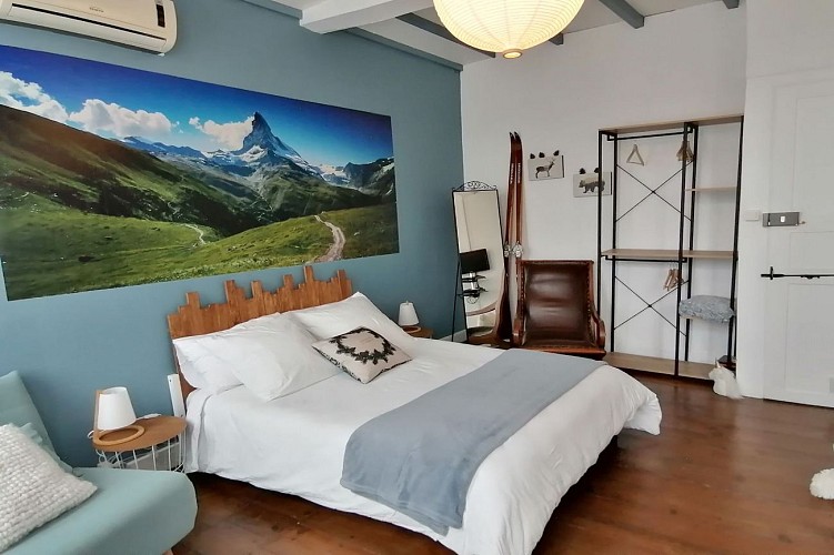 Chambre Pyrénées - Le Grand Houx (skis)