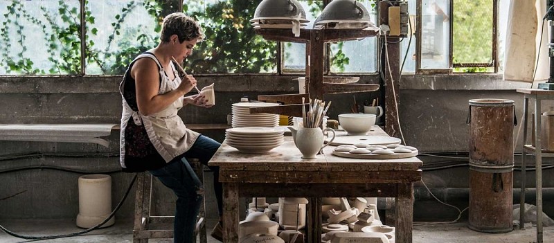 Porcelaines JL. Coquet & Jaune de Chrome_2