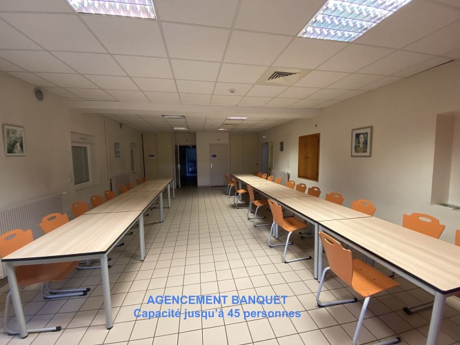 Salle de réunion - Organisation banquet jusqu'à 45 personnes