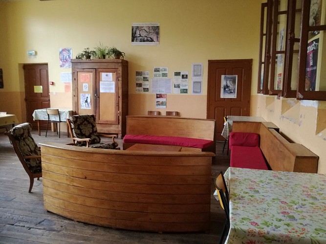 Salle de repos gîte d'étape Athez Anost