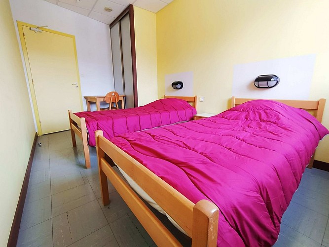 Chambre lits simples