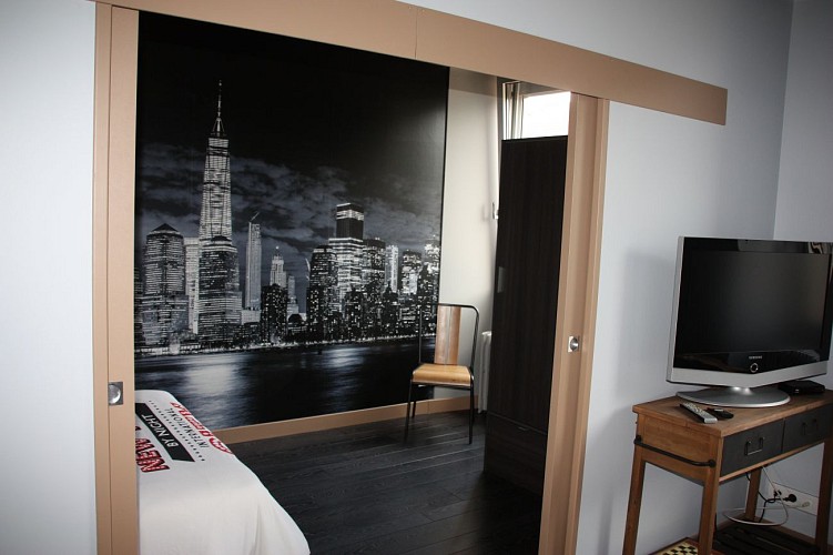 Chambre vue depuis salon