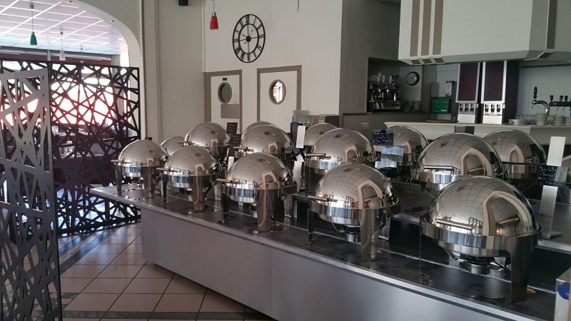 Buffet de plats chauds