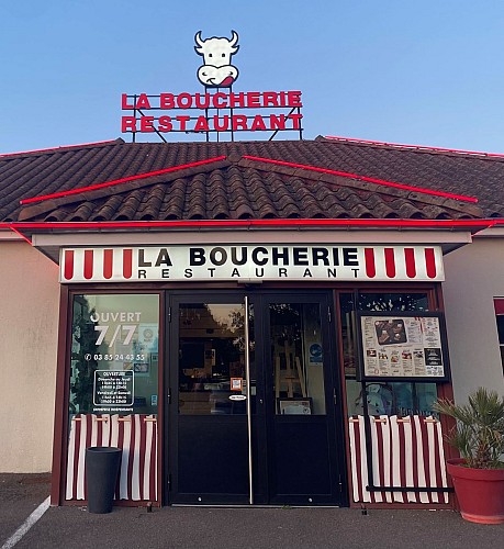 façade avant restaurant la Boucherie