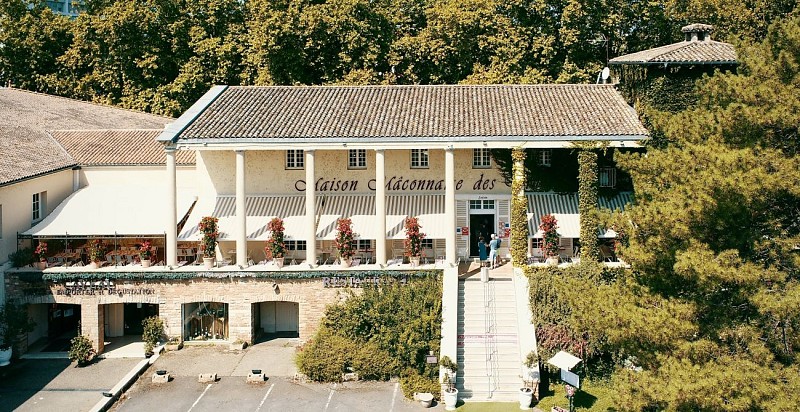 Maison Mâconnaise des vins vue du ciel