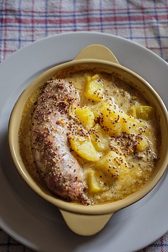 Andouillette gratinée