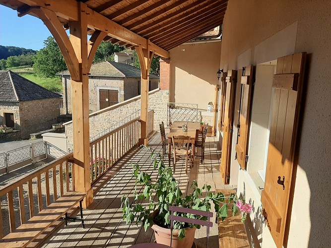 CH Près du Lavoir Jalogny_terrasse