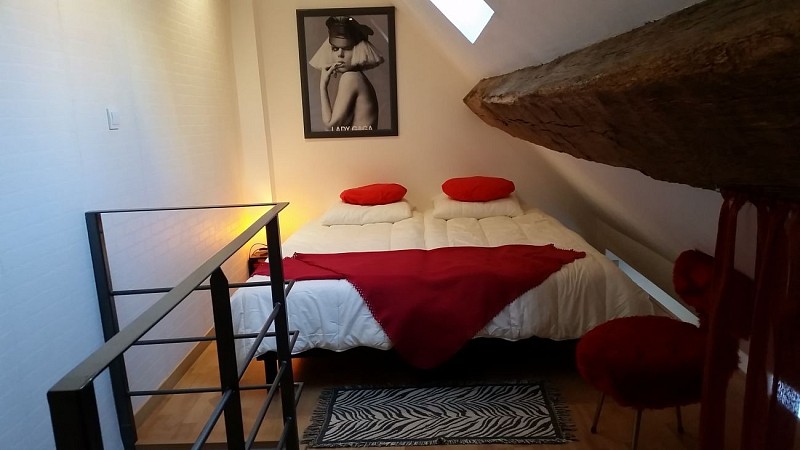 Studio Doubs Séjour_Chambre lit double