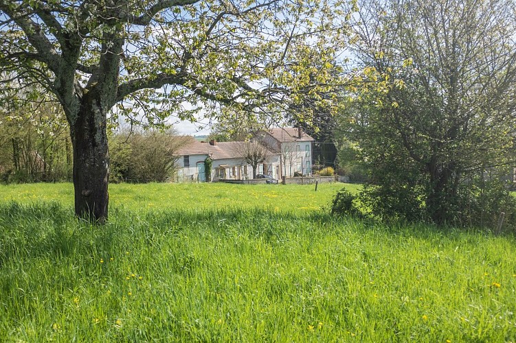 Vue devant la maison