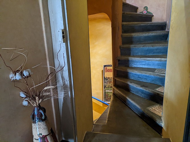 Tour d'escalier menant à votre suite